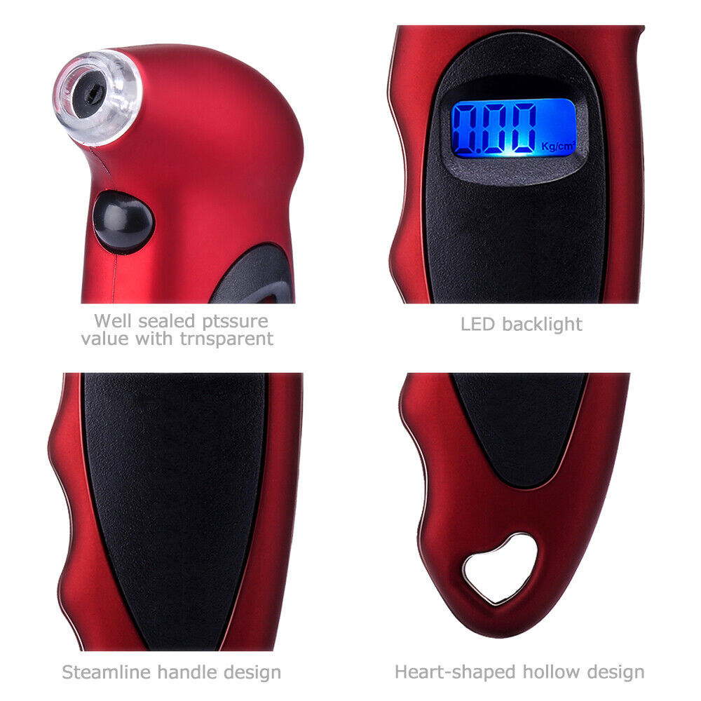 New Digital Tire Pressure Gauge Backlight LCD Tyre Air Monitoring Meter 150PSI High Precision Handheld Tester Tool Car Truck - Image 7