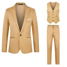 Mens Business Casual Mens Clothing Vest Suit