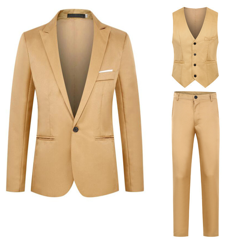 Mens Business Casual Mens Clothing Vest Suit - Image 4