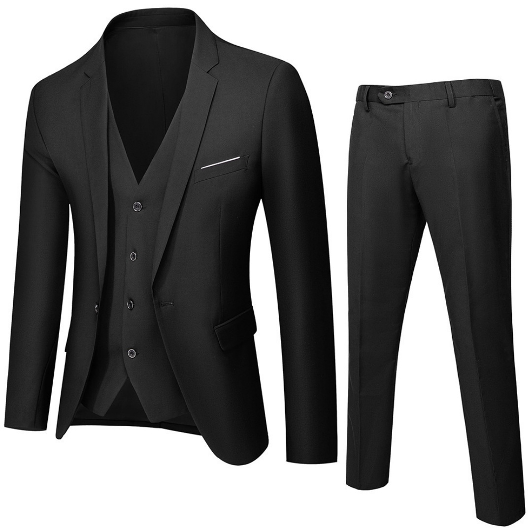 Mens Suit Set Two-piece Korean Style - Image 5
