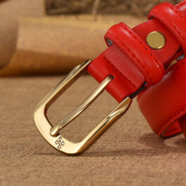Retro Women’s Fashion Double Ring Buckle Waist Seal Belt