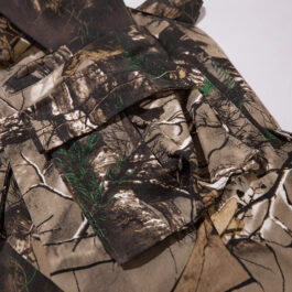 Retro Style Mens Branches Camouflage Cargo Pants Trouser