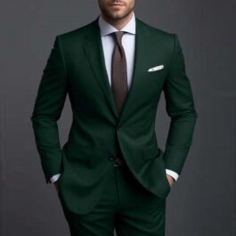 Mens Smart Casual Cross-border Foreign Trade Ball Banquet Marriage Formal Business Two-piece Suit