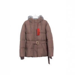 Women Elegant Hooded Cotton Jacket