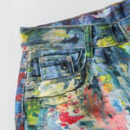 Mens New Spring Retro Heavy Industry Loose Design Jeans