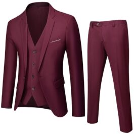 Mens Suit Set Two-piece Korean Style