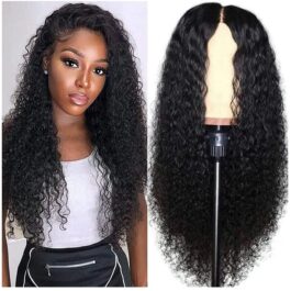 AA Hair Front Wig Womens Brazilian Human Long Curly Lace Wavy Hair Wigs US 2023