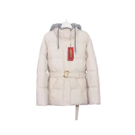 Women Elegant Hooded Cotton Jacket