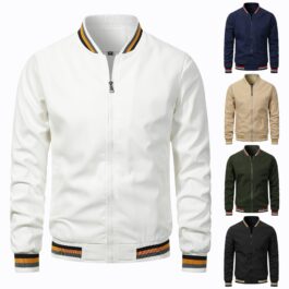 Jacket Trendy Leisure Coat Mens Upperwear