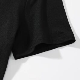 Mens 3D look Train Design Printed Short Sleeved Black T-Shirt
