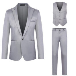 Mens Business Casual Mens Clothing Vest Suit