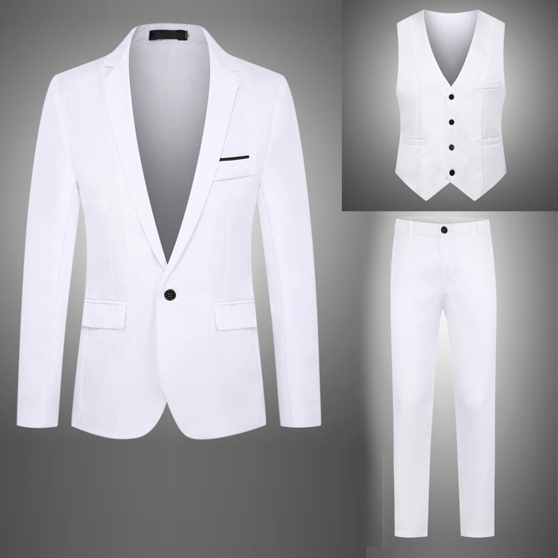 Mens Business Casual Mens Clothing Vest Suit - Image 6