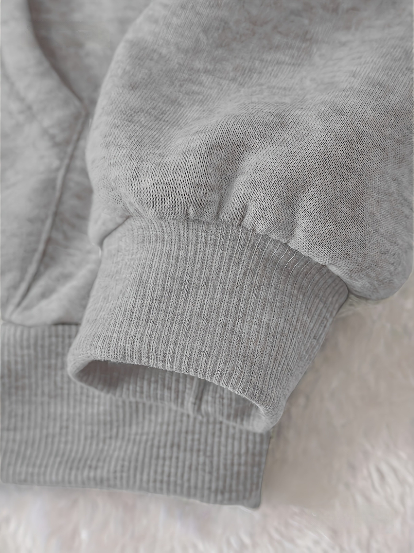 Women's Hoodie Light Gray Pullover Australian Surfing Pattern - Image 2