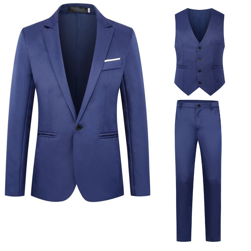 Mens Business Casual Mens Clothing Vest Suit - Image 2