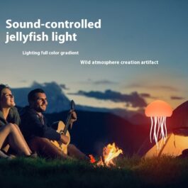 Jellyfish Mood LED Night Light Portable Lamp Decorations Smart Table Lamp For Bedside Desk