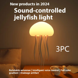 Jellyfish Mood LED Night Light Portable Lamp Decorations Smart Table Lamp For Bedside Desk