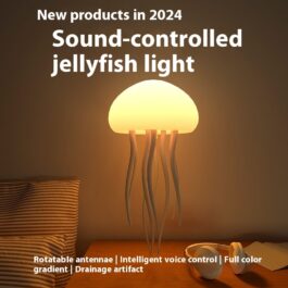 Jellyfish Mood LED Night Light Portable Lamp Decorations Smart Table Lamp For Bedside Desk