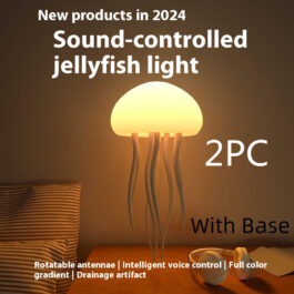 Jellyfish Mood LED Night Light Portable Lamp Decorations Smart Table Lamp For Bedside Desk