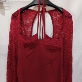 Y2K  Lace Long Sleeve Dress Fashion Sexy Corset Backless Lace Up Short Dresses Womens Clothing